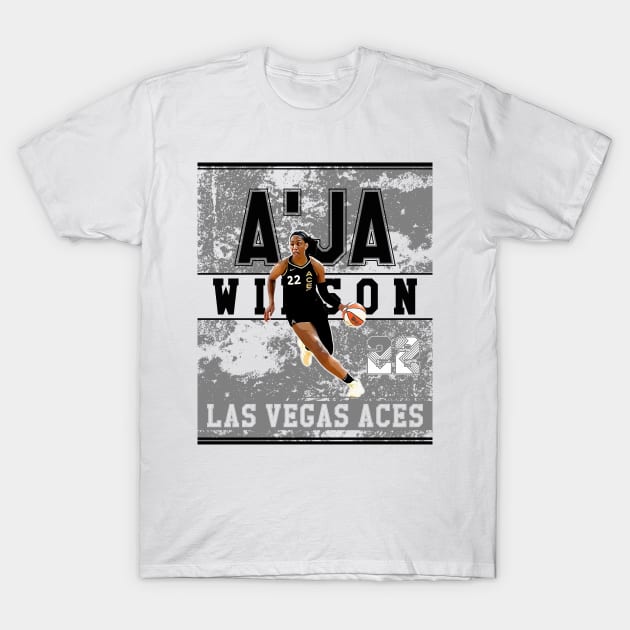 A'ja wilson || las vegas aces T-Shirt by Aloenalone